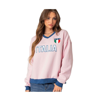 Edikted Italy Oversize Sweatshirt In Light-pink
