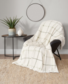 Lucky Brand Palmdale Plaid Cozy Plush Throw, 50" X 70" In Sage Green