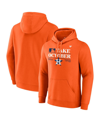 FANATICS MEN'S FANATICS ORANGE HOUSTON ASTROS 2023 POSTSEASON LOCKER ROOM PULLOVER HOODIE