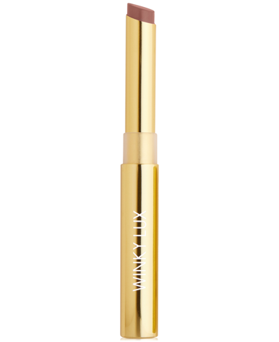 Winky Lux Skinny Plump Demi-matte Lipstick, 0.03 Oz. In Stripped Down