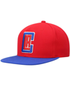 Mitchell & Ness Men's  Red And Royal La Clippers Team Two-tone 2.0 Snapback Hat In Red,royal