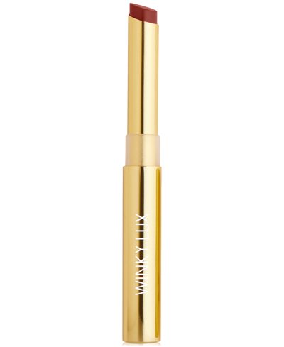 Winky Lux Skinny Plump Demi-matte Lipstick, 0.03 Oz. In Rom Com