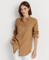 Ralph Lauren 100% Linen Shirt In Spring Khaki