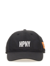 Heron Preston Hpny Logo-embroidered Baseball Cap In Nero