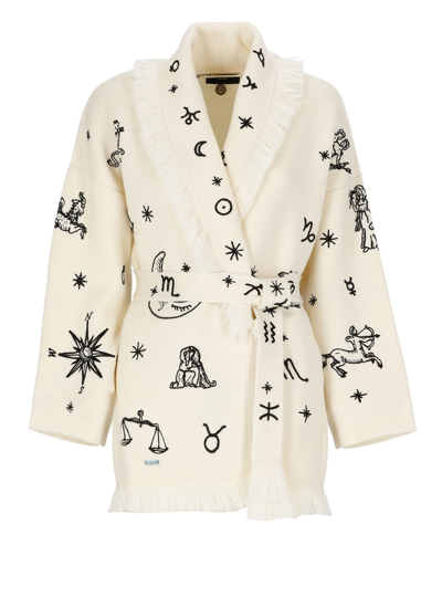 Alanui Horoscope Cardigan In Neutrals