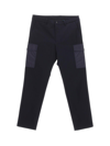 MONCLER LOGO PATCH CARGO TROUSERS