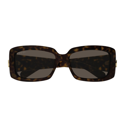 Gucci Gg1403s Sunglasses In Havana Havana Brown