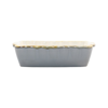 Vietri Italian Bakers Small Rectangular Baker In Grey