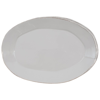 Vietri Lastra Oval Platter In Grey