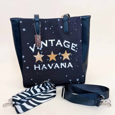 Vintage Havana Women's Angelica Flight Bag In Navy In Blue