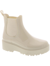 Steve Madden Sahara Womens Water Resistant Pull On Chelsea Boots In Beige