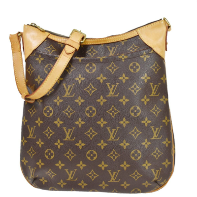 Pre-owned Louis Vuitton Odeon Canvas Shoulder Bag () In Brown