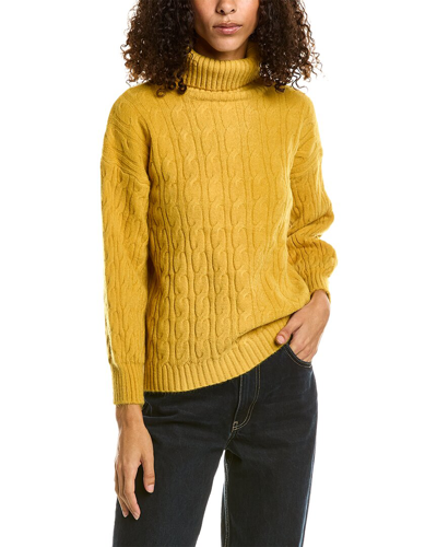 70/21 Cable Knit Sweater In Yellow