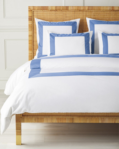 Serena & Lily Beach Club Border Percale Duvet