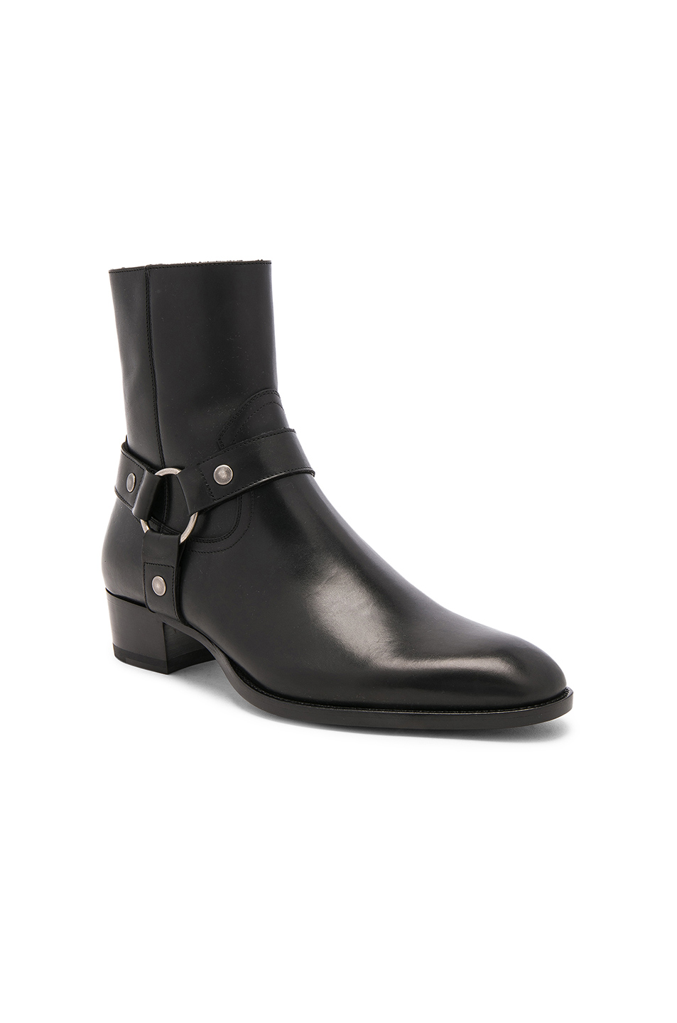 saint laurent wyatt harness boot
