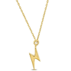 Mimi & Max Lightning Bolt Pendant With Chain In 14k Yellow Gold - 17 In In Yellow