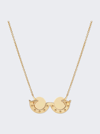 Nevernot Travel Sunglasses Pendant Necklace In 14k Gold