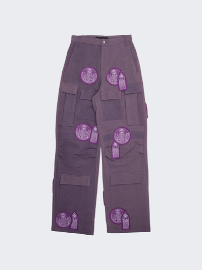 Who Decides War Dual Patch Pocket Pant In Violet