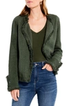 NIC + ZOE FRINGE MIX KNIT JACKET