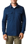 WESTERN RISE WESTERN RISE TRANSIT KNIT BUTTON-UP OVERSHIRT