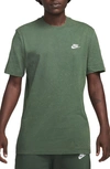 Nike Sportswear Embroidered Logo T-shirt In Green