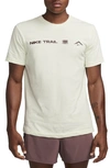 Nike Trail Dri-fit Graphic T-shirt In White