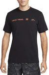 Nike Trail Dri-fit Graphic T-shirt In Black
