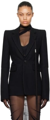 ANN DEMEULEMEESTER BLACK RACHELE BLAZER