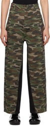 Fax Copy Express Ssense Exclusive Khaki Trousers In Camo