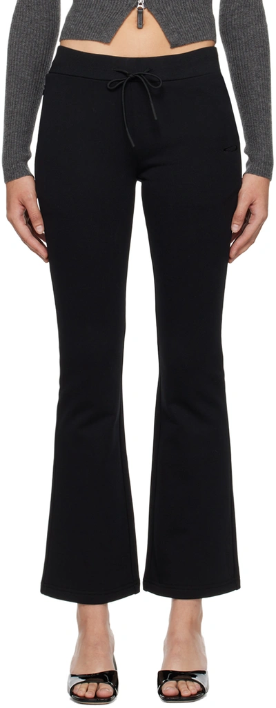 Fax Copy Express Black Casual Lounge Trousers
