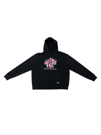 Wesc Men's 90's Mike Shroomspiracy Graphic Hoodie In Black