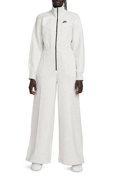 Nike Women's  Sportswear Tech Fleece Windrunner Jumpsuit In Grey