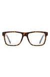 FIFTH & NINTH PARKER 57MM SQUARE BLUE LIGHT BLOCKING GLASSES