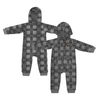 Colosseum Infant   Black Purdue Boilermakers Full-zip Plaid Hoodie Long Sleeve Jumper In Black