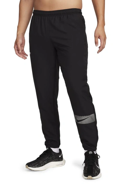 Nike Men's Challenger Flash Dri-fit Woven Running Trousers In Black