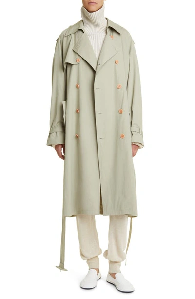 The Row June Trench Coat In Sage