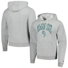 League Collegiate Wear Heather Gray Michigan State Spartans Tall Arch Essential Pullover Hoodie In Heather Gray