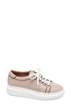 Linea Paolo Kelsey Sneaker In Blush Pink Leather