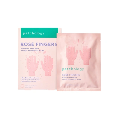Patchology Rosé Fingers Hydrating And Anti-aging Hand Mask In Default Title