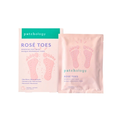 Patchology Rosé Toes Renewing And Protecting Foot Mask In Default Title