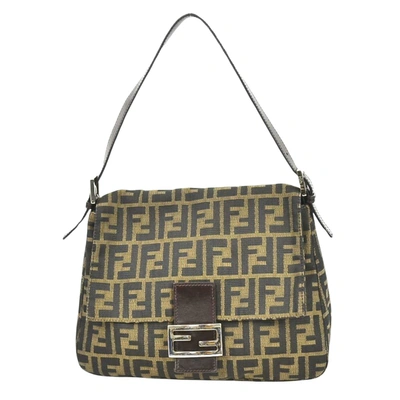 Fendi Zucca Brown Canvas Shopper Bag ()