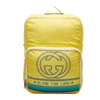 GUCCI GUCCI GG CANVAS YELLOW SYNTHETIC BACKPACK BAG (PRE-OWNED)