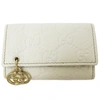 GUCCI GUCCI WHITE LEATHER WALLET  (PRE-OWNED)