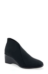 Aerosoles Anini Boot-ankle Boot-wedge In Black Elastic