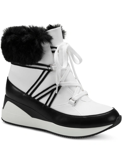 Alfani Windee Womens Lace-up Lifestyle High-top Sneakers In White