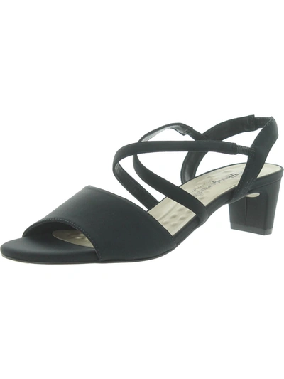 Walking Cradles Liza Womens Slip On Dressy Heels In Black