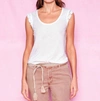 Sundry Tank With Crochet In White In White