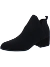 Eileen Fisher Clever Womens Knit Block Heel Ankle Boots In Multi