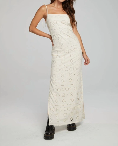 Chaser Palisades Maxi Dress In Gardenia In White