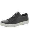 ECCO SOFT MENS LEATHER LIFESTYLE ATHLETIC AND TRAINING SHOES